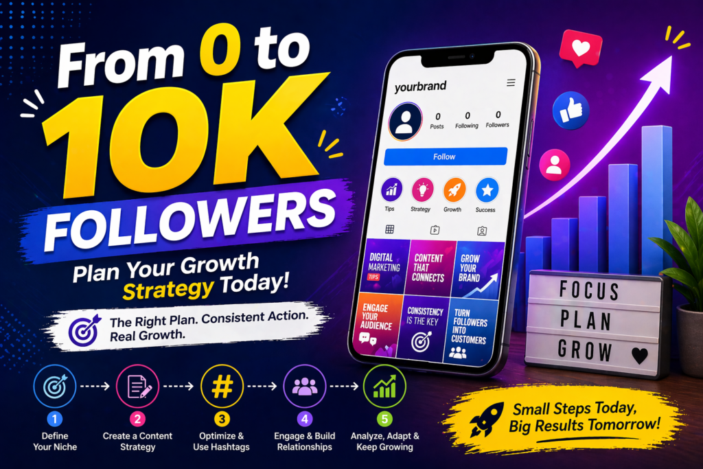 0 to 10K followers